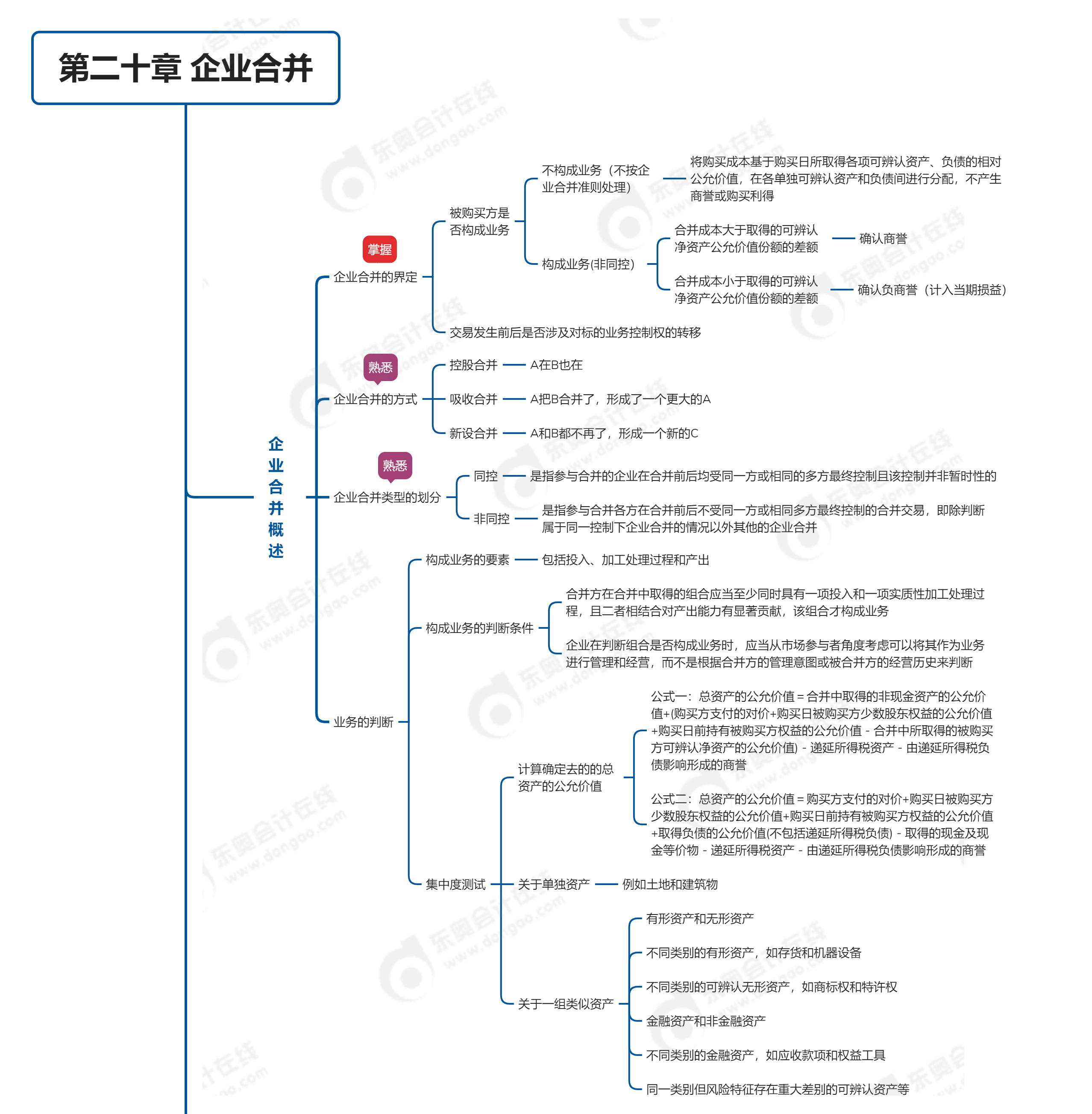 2023年《中級(jí)會(huì)計(jì)實(shí)務(wù)》第二十章思維導(dǎo)圖