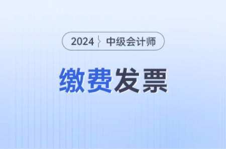 2024年中級(jí)會(huì)計(jì)考試報(bào)名費(fèi)用繳費(fèi)方式？