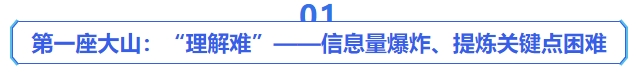 中級會計第一座大山：“理解難”——信息量爆炸,、提煉關(guān)鍵點困難