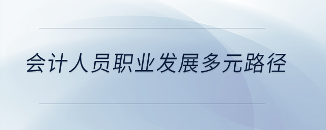 會(huì)計(jì)人員職業(yè)發(fā)展的多元路徑