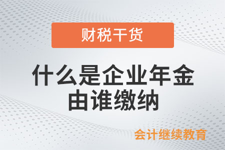 什么是企業(yè)年金,？由誰(shuí)繳納,？