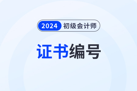 初級會計師證書編號和管理號查詢