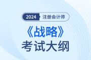 2024年注會戰(zhàn)略考試大綱！趕快下載,！