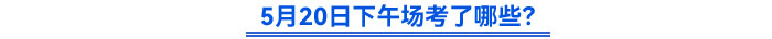 5月20日下午場