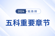 稅務(wù)師備考攻略：五科重要章節(jié)大揭秘，考生不可錯(cuò)過(guò),！