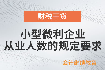 小型微利企業(yè)的從業(yè)人數(shù)是如何規(guī)定的,？