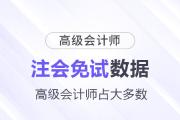 注會免試數(shù)據(jù)曝光,，高級會計(jì)師占大多數(shù)