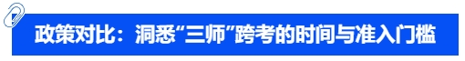 中級會計政策對比：洞悉“三師”跨考的時間與準入門檻