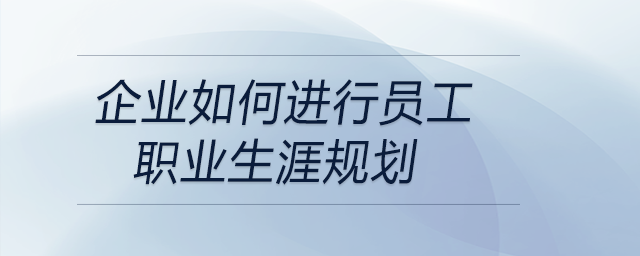 企業(yè)如何進(jìn)行員工職業(yè)生涯規(guī)劃