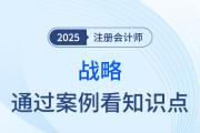 2025年注會(huì)《戰(zhàn)略》通過案例看知識(shí)點(diǎn),，一起來看！