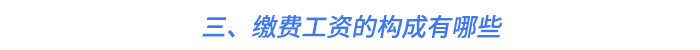 三,、繳費(fèi)工資的構(gòu)成有哪些