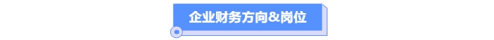 企業(yè)財(cái)務(wù)方向&崗位