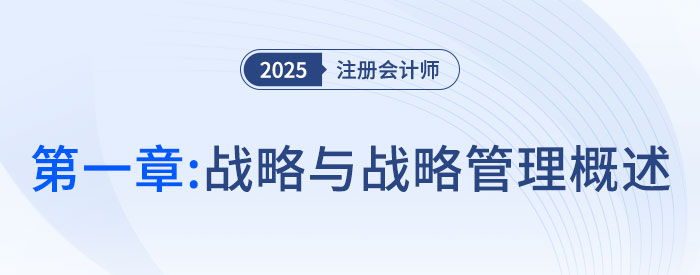 第一章戰(zhàn)略與戰(zhàn)略管理概述_25年注會戰(zhàn)略習(xí)題隨章演練