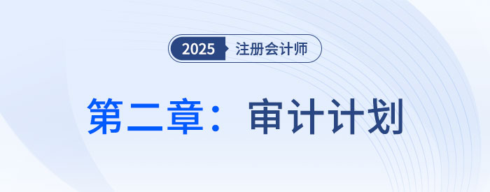 第二章審計(jì)計(jì)劃_2025年注會(huì)審計(jì)習(xí)題隨章演練