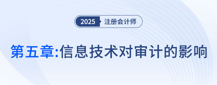 第五章信息技術(shù)對審計的影響_2025年注會審計習(xí)題隨章演練