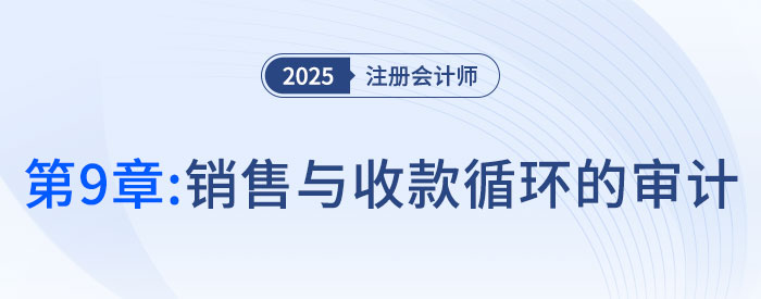 第九章銷售與收款循環(huán)的審計_2025年注會審計思維導(dǎo)圖