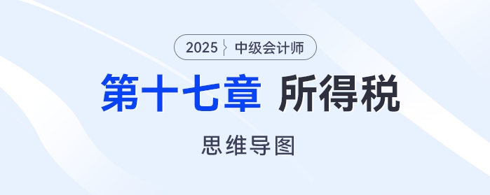 2025年中級會計實務(wù)思維導(dǎo)圖——第十七章：所得稅