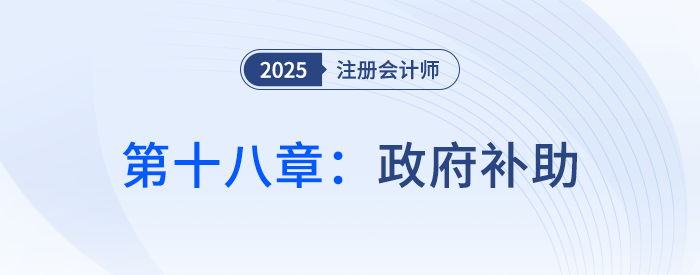 第十八章政府補(bǔ)助_25年注會(huì)會(huì)計(jì)習(xí)題隨章演練