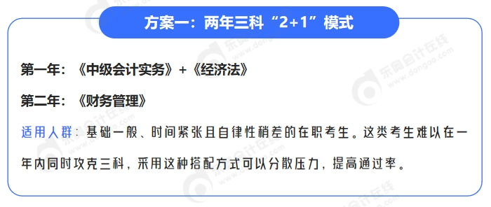中級(jí)會(huì)計(jì)2+1