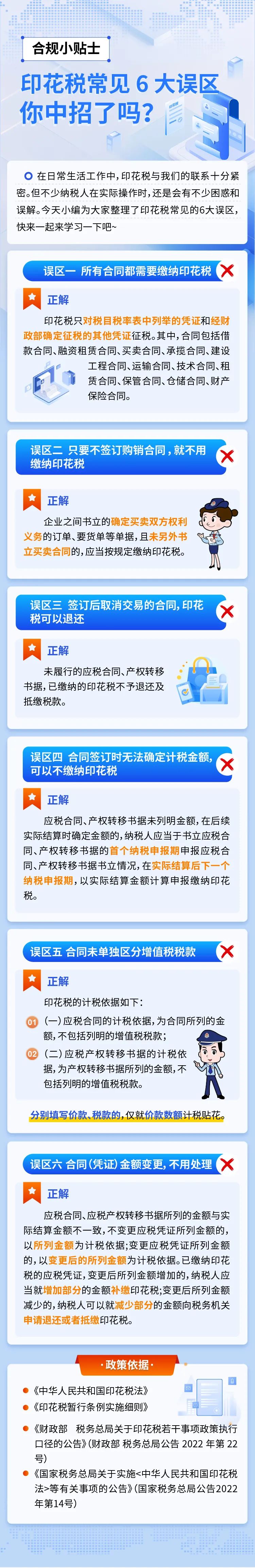 印花稅常見(jiàn)6大誤區(qū),，你中招了嗎