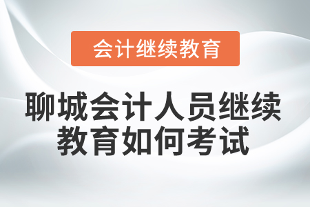 2025年聊城會(huì)計(jì)人員繼續(xù)教育如何考試,？